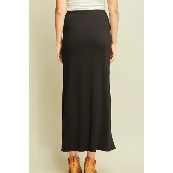 Entro All Occasion Maxi Skirt, Black - Picture 5 of 5